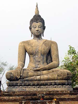 Buddha Image, Calling the Earth to Witness, Sukhothai Historical Park
