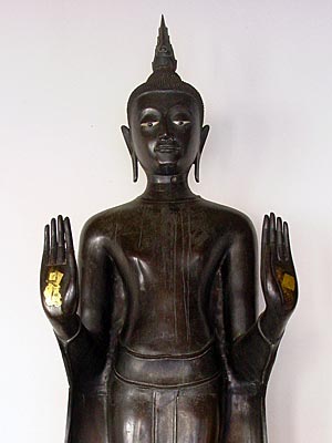 Buddha Image, Calming the Ocean, Wat Benchamabophit, Bangkok