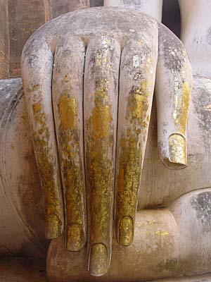 Hand, Phra Atchana, Wat Si Chum, Sukhothai historical park