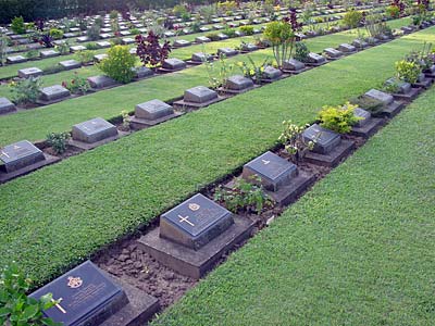 War Cemetery, Kanchanaburi, Thailand