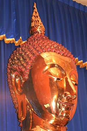 Head of Golden Buddha Image, Wat Traimit, Bangkok