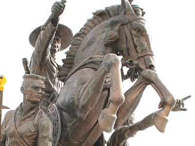 Statue of King Taksin at King Taksin Park, Chanthaburi