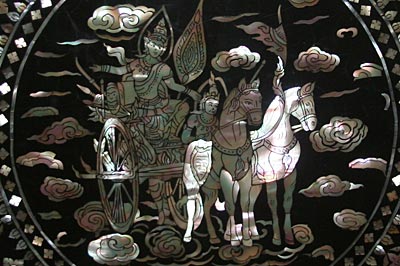 Mother of Pearl, Wat Yai Intharam, Chonburi
