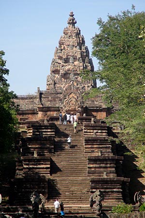 Stairs leading up to Phanom Rung Sanctuary